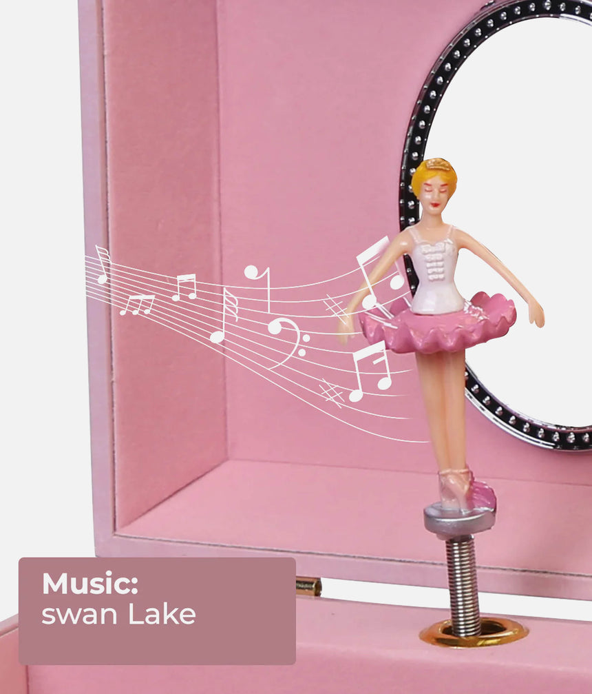 SMALL MUSIC JEWELLRY BOX - Ballet Themed Gift for Girls