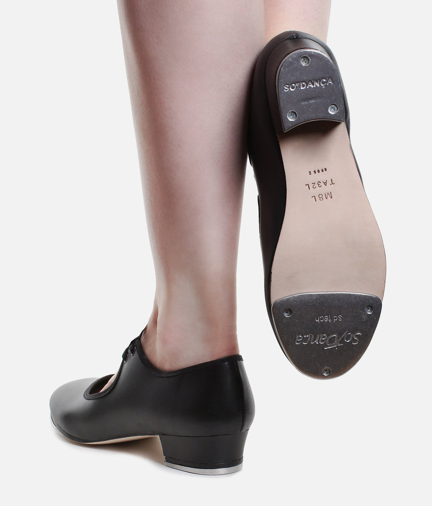 Vegan Leather Tap Shoes - TA 32L