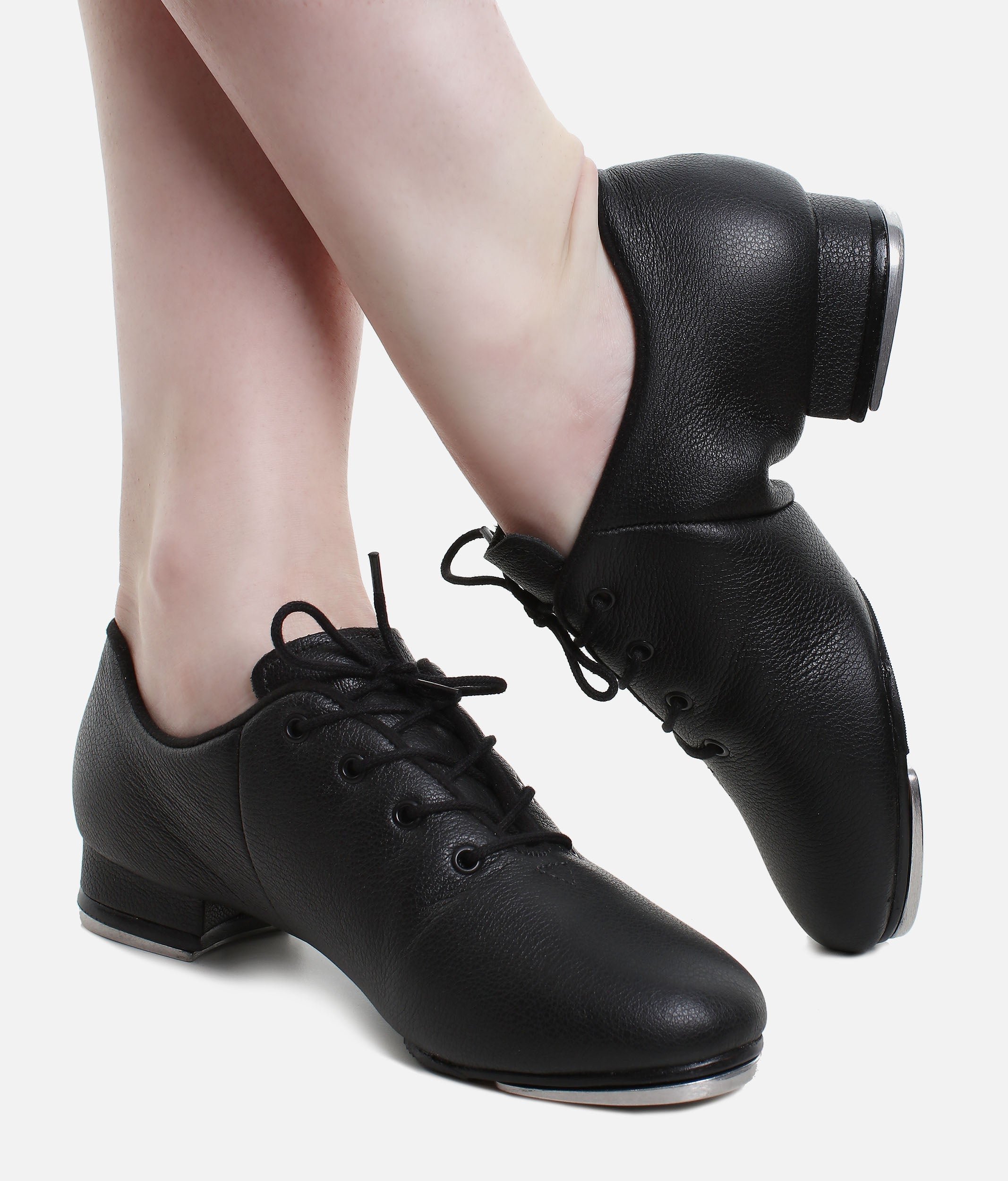 Leather Tap Shoes, Split Sole - TA 68