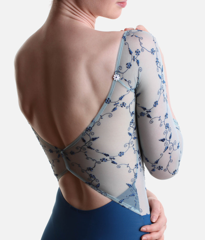 TACITA DI Atlantic • Embroidered ¾ Sleeve Ballet Leotard, Icons Collection