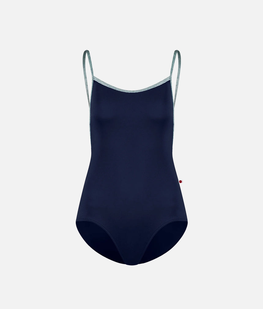 Tamara Camisole Ballet Leotard • Dark Blue & Ice