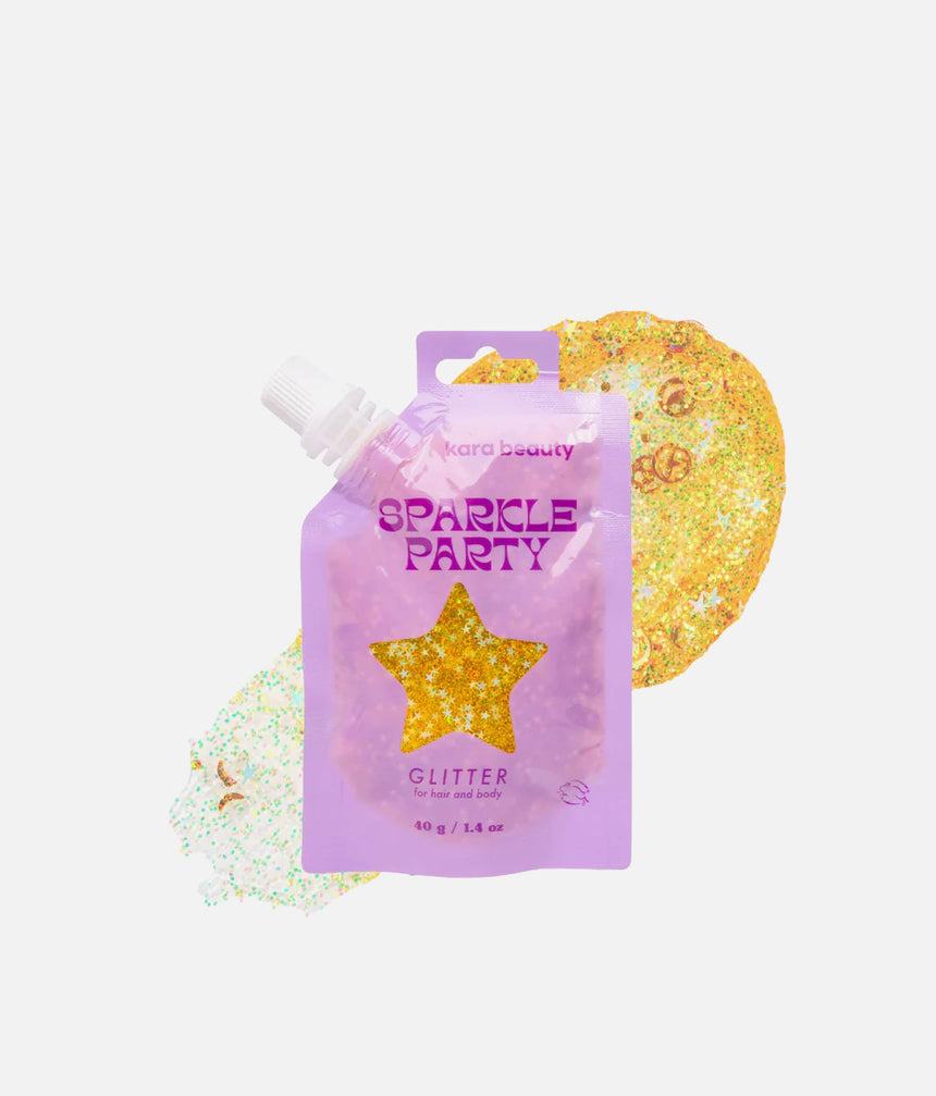 Hair & Body Glitter Gel, Single Packs, Long-Lasting Non-Sticky - SPARKLE GEL