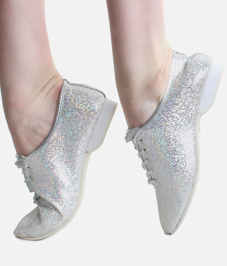 Child's Glitter Jazz Shoe - Glitter