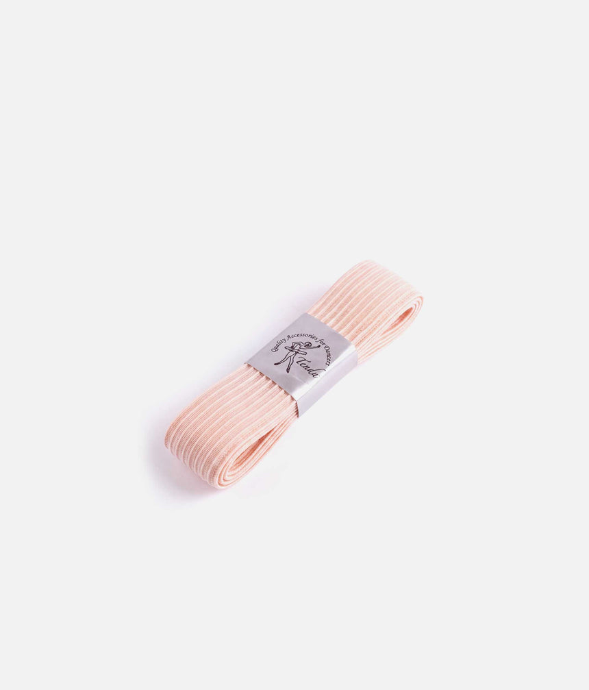 Invisible Pointe Shoe Elastic • Pale Pink Mesh - 1m
