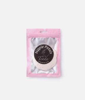 Tendu Nipple Petals in a pink resealable pouch with a clear window and black circular label.