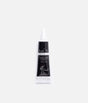Front of a Tendu Suede Tip Shoe Glue tube with a black label, white screw cap and ballerina logo on a white background.