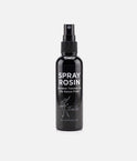Front of a black Tendu Spray Rosin bottle with its pump nozzle exposed and white traction label on a light background.