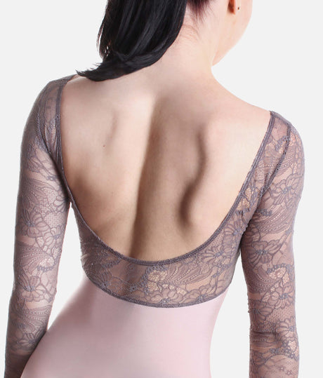 Long Sleeve Laced Leotard - TERSICORE DI