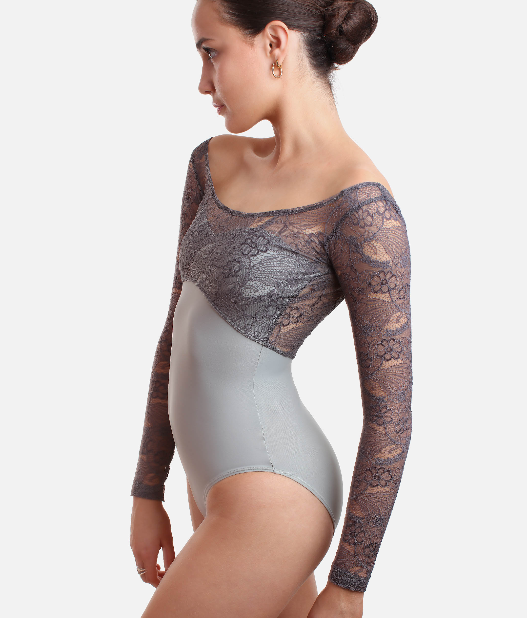 Long Sleeve Laced Leotard - TERSICORE DI