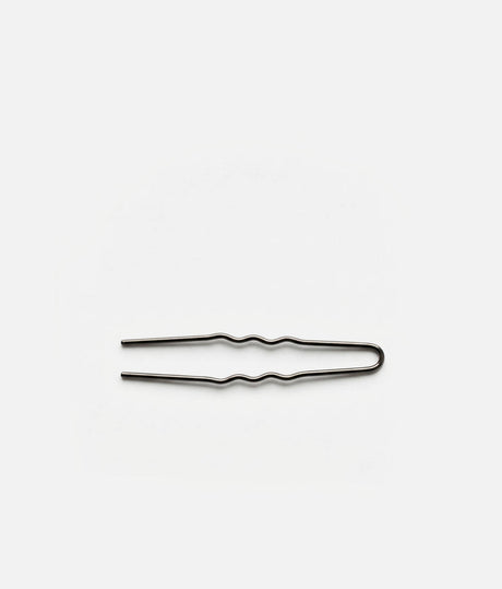 Black Waved U-Pins for Ballet Buns, 24 Pack - TH042