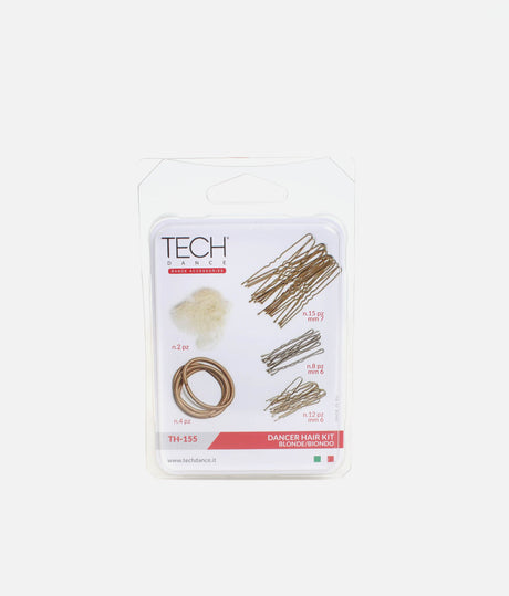 Blonde Hair Accessories Set, Bun Essentials for Ballroom & Ballet - TH155