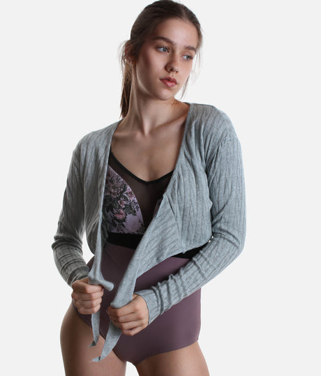 Thea Ballet Wrap Sweater, Ultra Soft Dance Warm-Up Top - DA5030