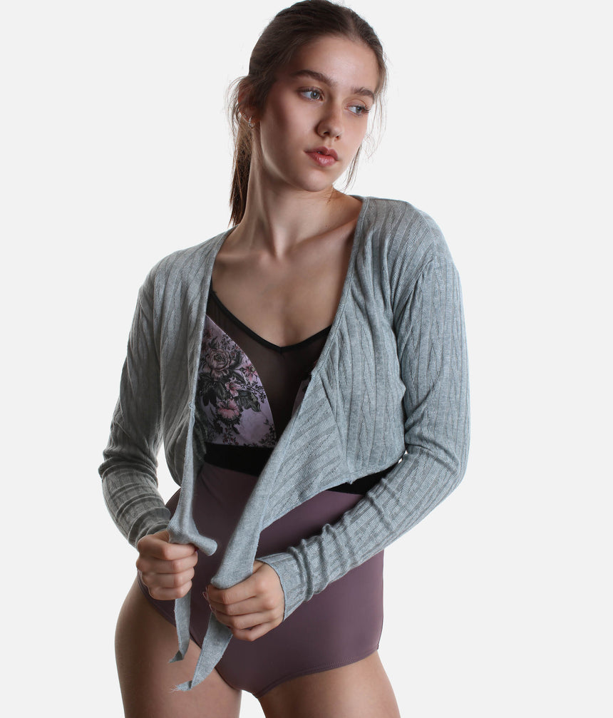 Thea Ballet Wrap Sweater, Ultra Soft Dance Warm-Up Top - DA5030