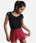 Elegant Wrap Ballet Skirt, Youth Dancewear - TOMOMI