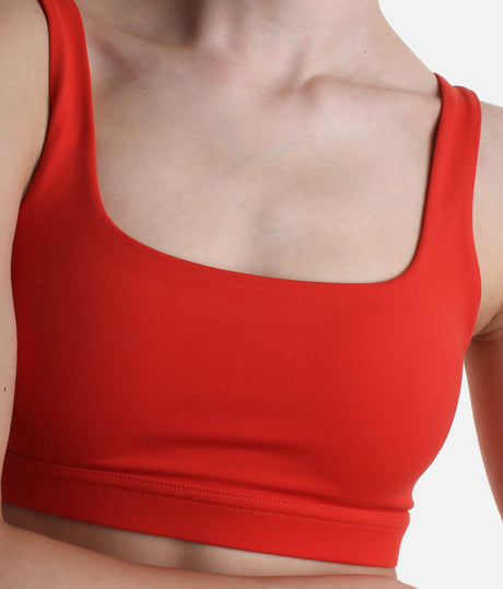 Minimalist Square Neck Sports Bra for Yoga & Pilates - TONE BRA