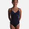 Girls Camisole Leotard with Crossover Velvet Accents - TONI