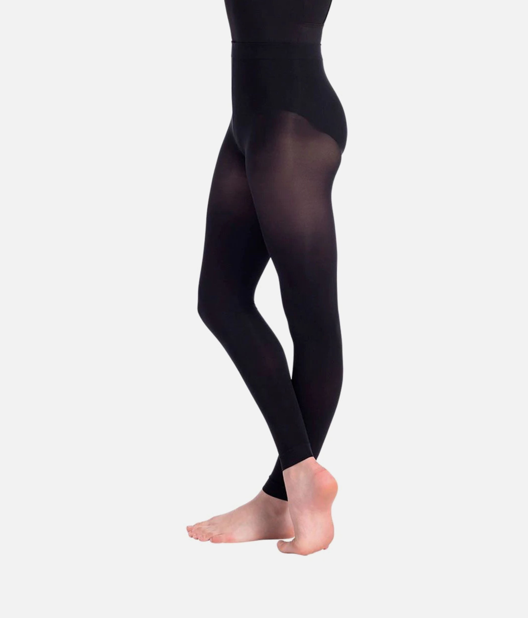 Black Footless Tights - TS 70