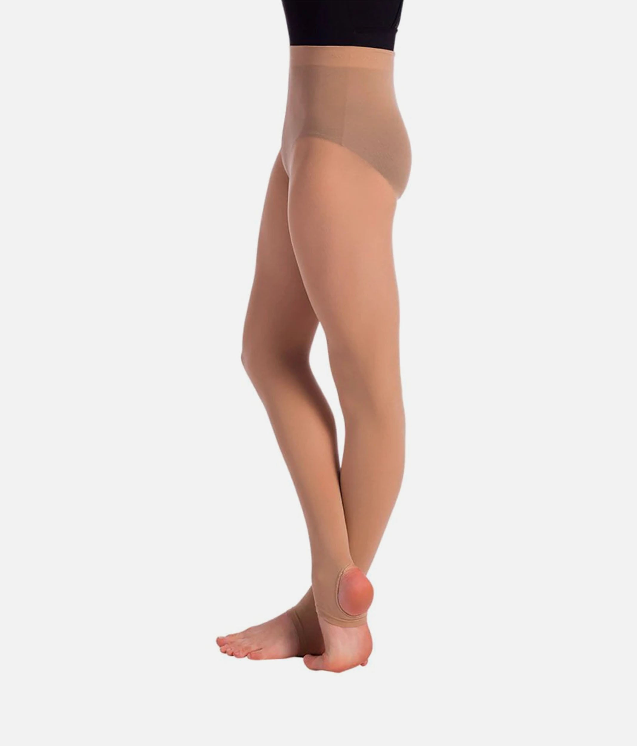 Tan Stirrup Dance Tights - TS 78