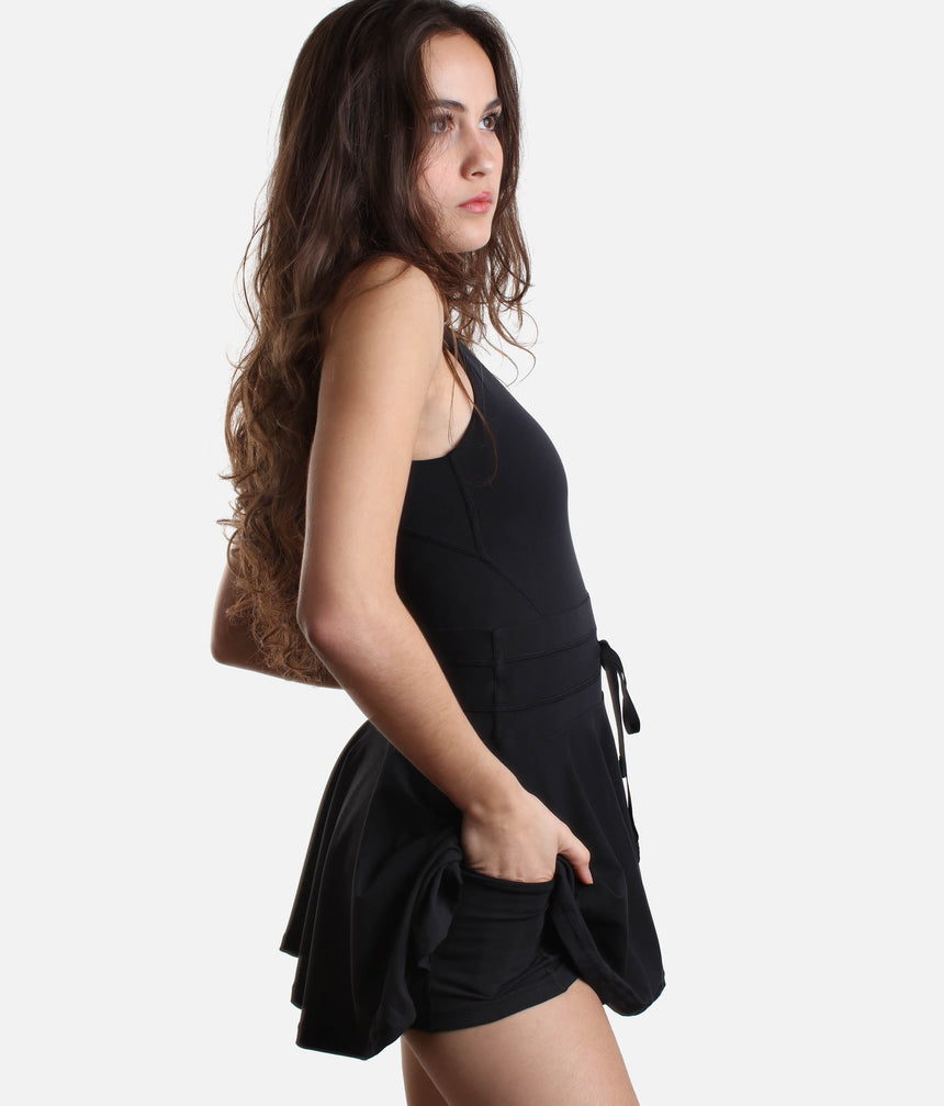 Black TWIRL DRESS – Go-Anywhere, Do-Anything Essential