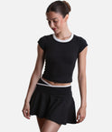 Hourglass Twirl Skort • Crisscross Skort with Pockets