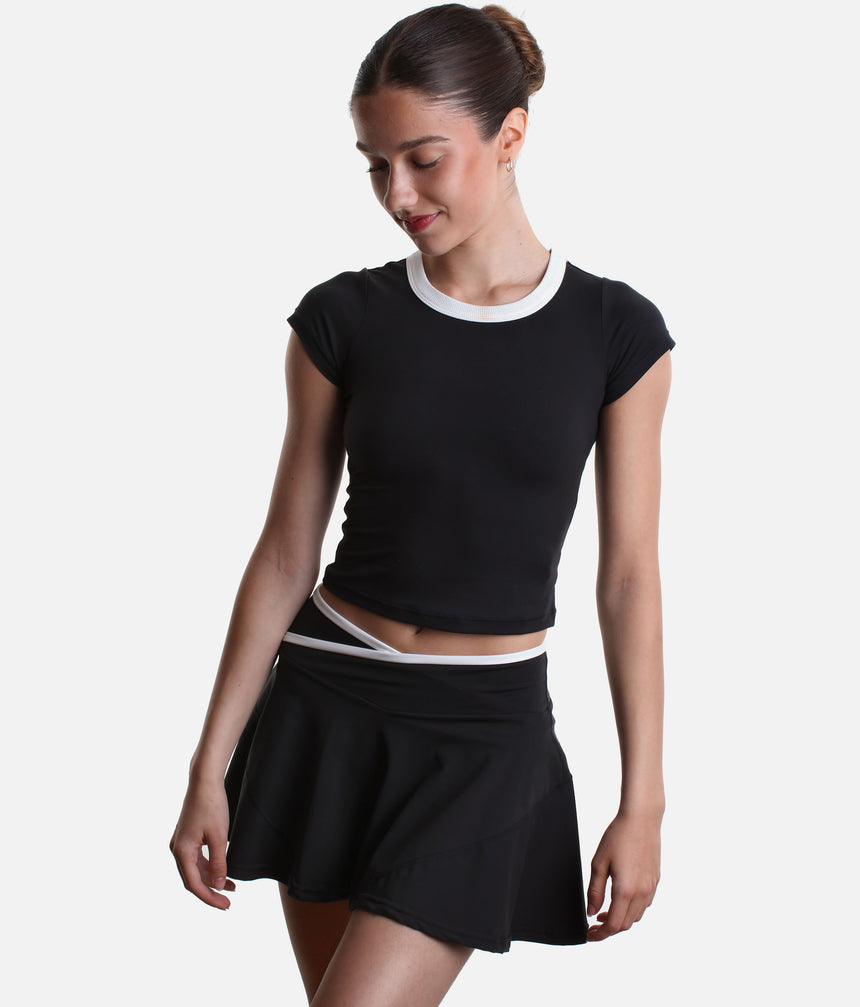 Hourglass Twirl Skort • Crisscross Skort with Pockets