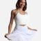 Crisscross Hourglass Twirl Skort in White: A Fresh Start to Every Outfit