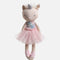 Soft Rag Doll with Tulle Tutu, BLUE Floral Dress & Legwarmers - BABY UNICORN