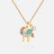 Girls Necklace, Crystal Unicorn Magic - Sweet Petite