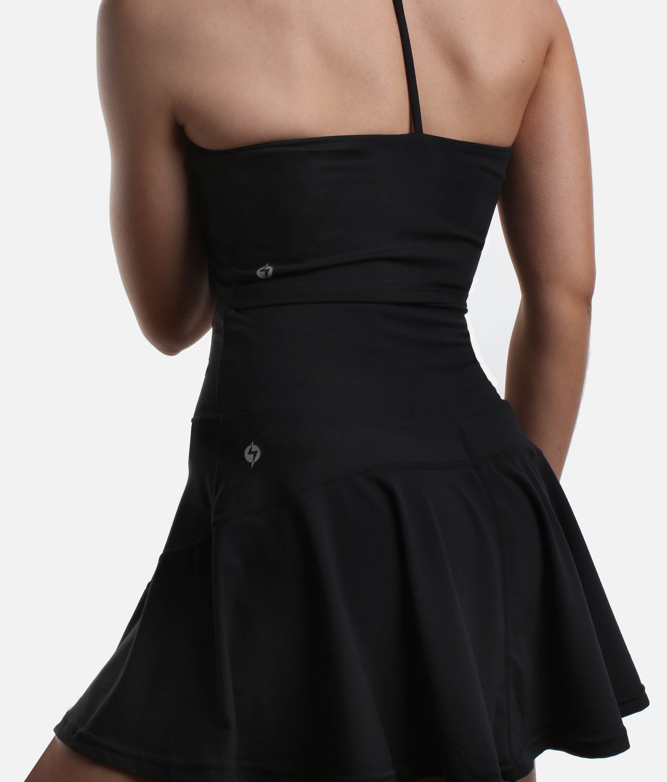 Black HOURGLASS Twirl Skort with Built-In Shorts & Pockets