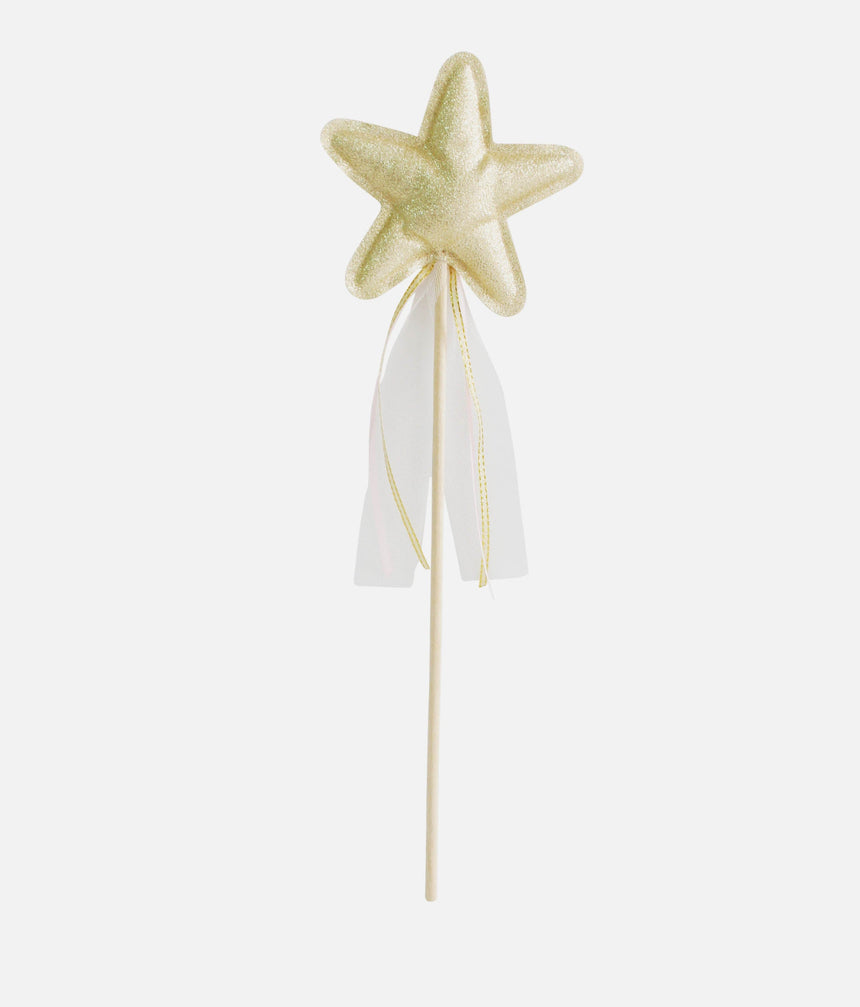 Shimmering Gold Star Wand