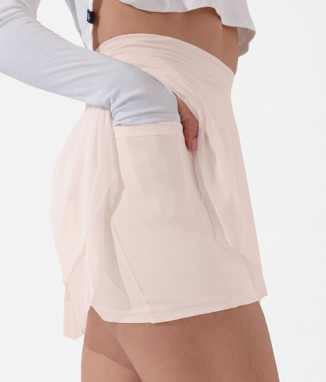 Juliet Wrap Skort • Adjustable Ballet Inspired Skort with Pockets