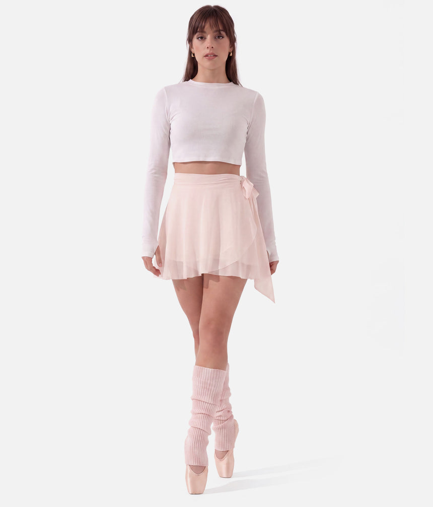 Juliet Wrap Skort • Adjustable Ballet Inspired Skort with Pockets