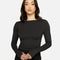 Your Favorite Long Sleeve Reversible Top in Black