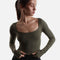 Your Favorite Long Sleeve Top in Dark Olive – Crewneck & Boatneck