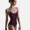 Ballet Leotard, Elegant Camisole with Deep Mock Wrap Back - FIONA Opera