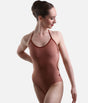 Open Back Ballet Leotard, Halter Style with Side Cut-Outs - KATE