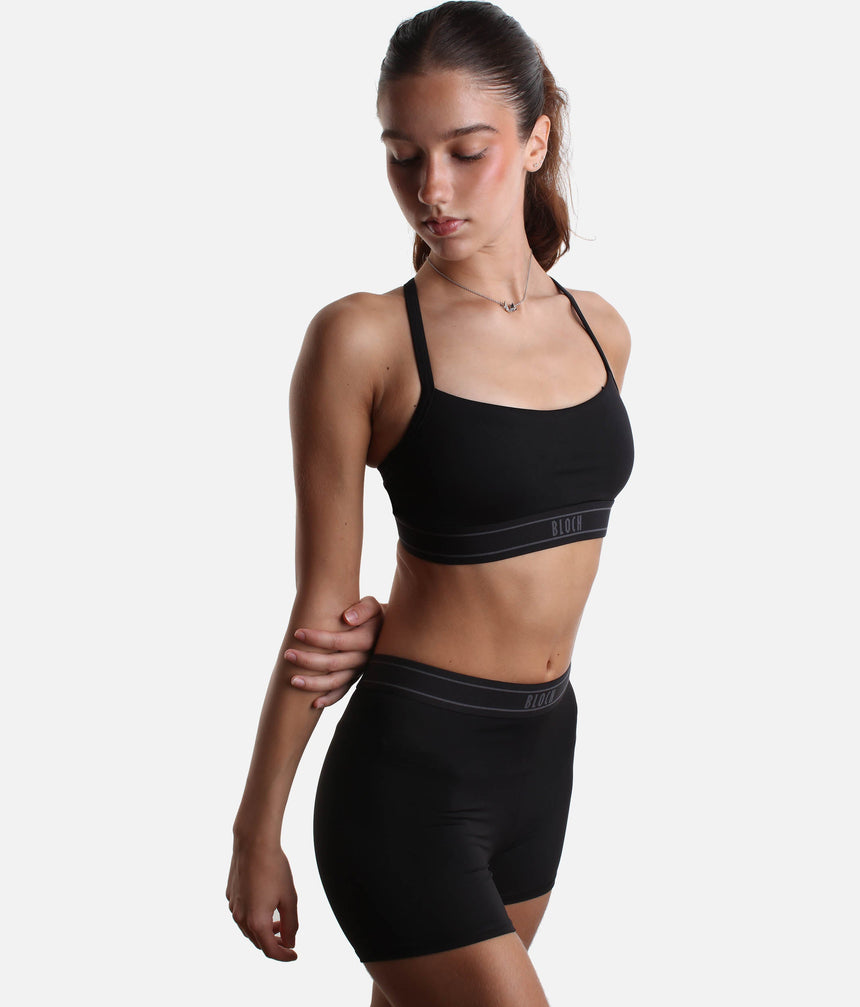 Kaia Logo Crop Top, Supportive Activewear for Dancers - Z30002