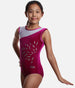 Girl's Sleeveless Gymnastics Leotard, Eclipse - Z310 (CERISE)