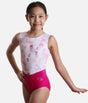 Girl's Sleeveless Gymnastics Leotard, Blossom - 702