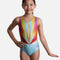 Girl's Criss-Cross Back & Secure Fit Gymnastics Leotard  - Z705