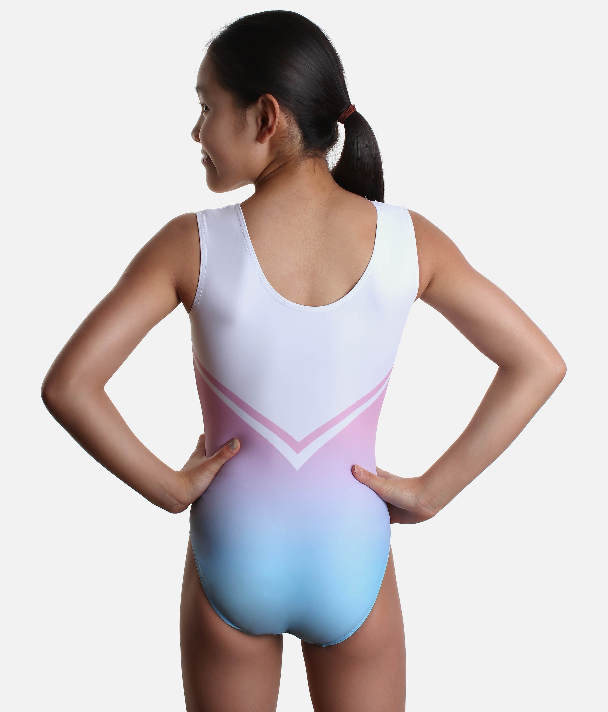 Pastel Ombré Gymnastics Leotard - 707 BLU