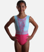 Wild Sleeveless Girls’ Gymnastics Leotard, Tiger Print with Sparkle - Z776