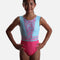 Wild Sleeveless Girls’ Gymnastics Leotard, Tiger Print with Sparkle - Z776