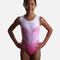 Girls Gymnastics Leotard, Passion Design, Sleeveless with Matt Finish - Z778